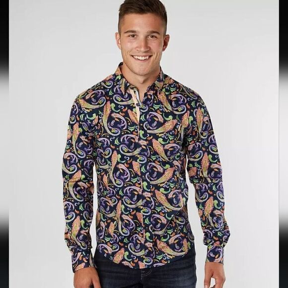 Eight X Paisley Shirt - Picture 2 of 8